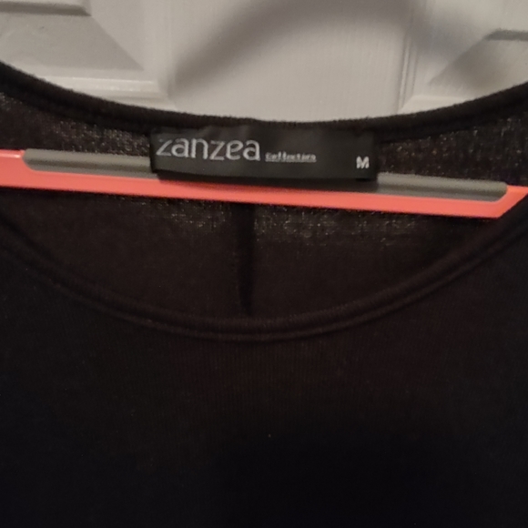 Zenzea black long sleeve cold shoulder size medium - Picture 5 of 6